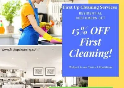 First-Up-Cleaning-Services-New-Customers-Get-15%-Off