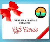 Gift Card Banner - 1 Gift cards available from First Up Cleaning Services